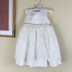 White lace dress, Baptism dress